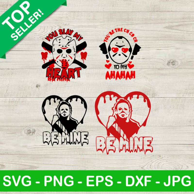 Be mine Michael myers valentine SVG, Be mine horror SVG, Horror valentine SVG