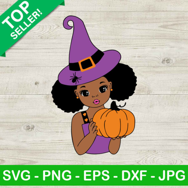 Black girl halloween SVG, Black girl witch SVG, Black witches SVG