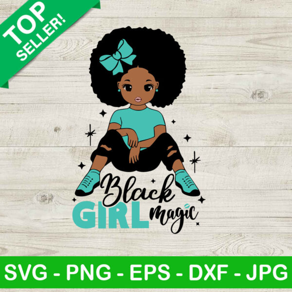 Black girl magic SVG, Black girl halloween SVG, Black woman SVG