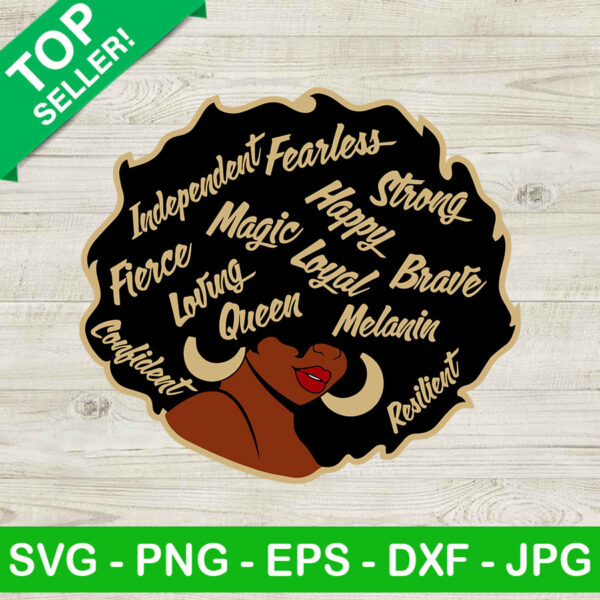 Black queen melanin magic loyal SVG, Black queen magic SVG, Melanin queen SVG