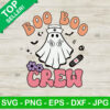 Boo Boo Crew Nurse SVG, Ghost Nurse SVG, Nurse Halloween SVG