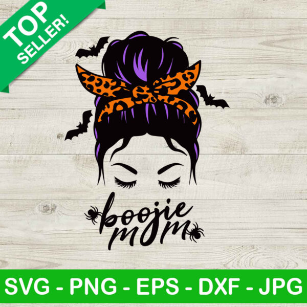 Boojie Mom SVG, Spooky mom SVG, Mom halloween SVG