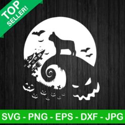 Cat nightmare before christmas SVG, Cat halloween SVG, Oogie boogie SVG