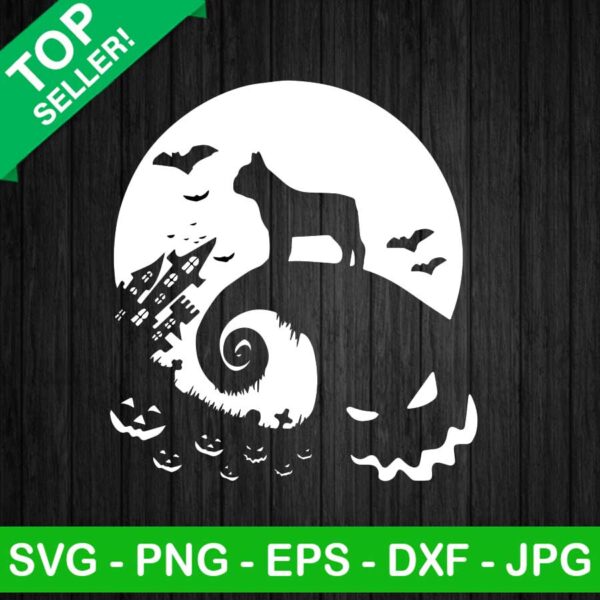 Cat nightmare before christmas SVG, Cat halloween SVG, Oogie boogie SVG
