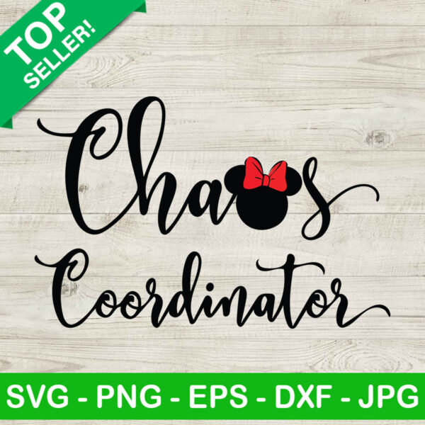 Chaos coordinator mickey SVG, Disney SVG, Chaos coordinator SVG