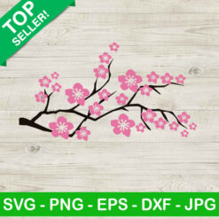 Cherry Blossom SVG, Cherry Flower SVG, Flowers SVG