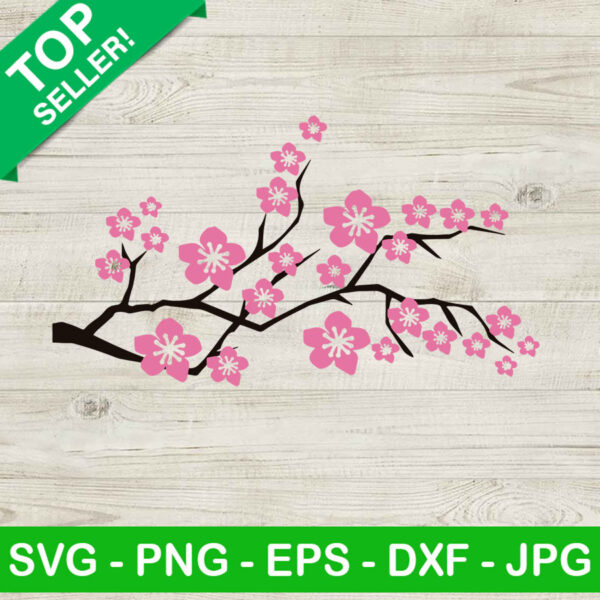 Cherry Blossom SVG, Cherry Flower SVG, Flowers SVG