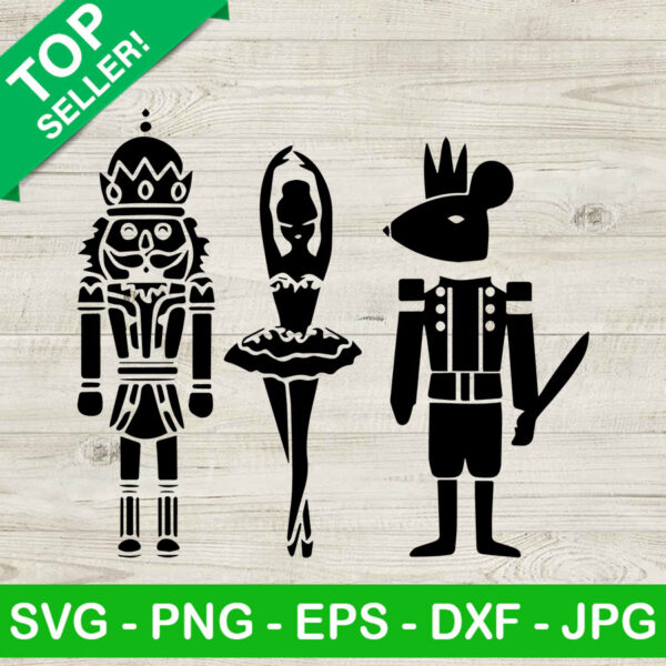 Christmas Nutcrackers Bundle SVG, Nutcrackers Silhouette SVG, Royal Nutcrackers Christmas SVG