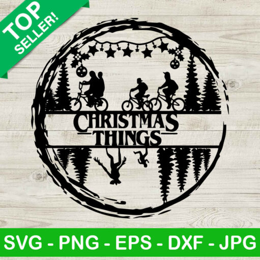 Christmas Things SVG Stranger Things Christmas SVG