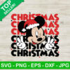 Christmas mickey SVG, Mickey mouse SVG, Christmas disney SVG