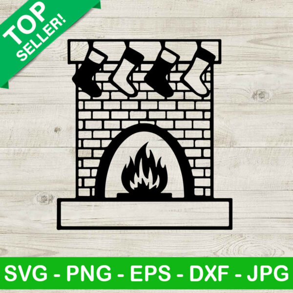 Christmas stove SVG, Fireplace christmas SVG, Fireplace SVG
