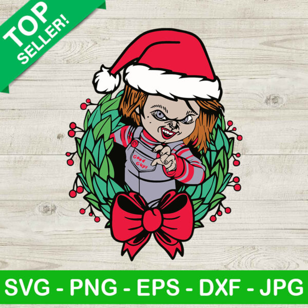 Chucky christmas SVG, Christmas Chucky Horror SVG, Scary Christmas SVG