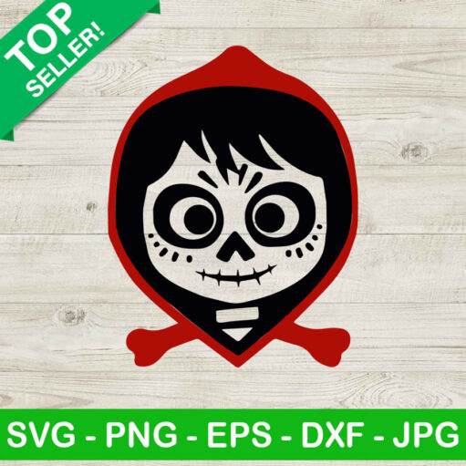 Coco miguel face SVG Miguel halloween SVG Miguel skull SVG