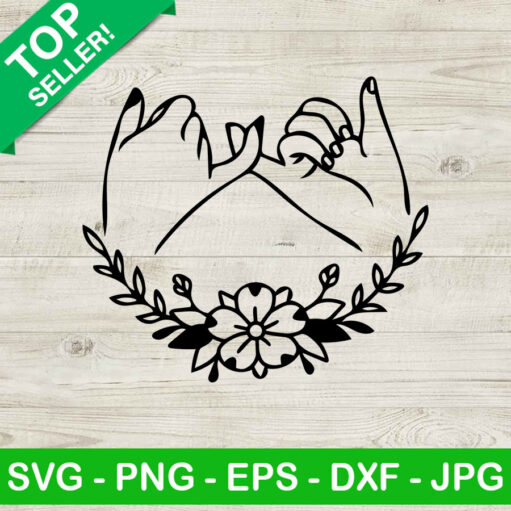 Couple hand valentine SVG