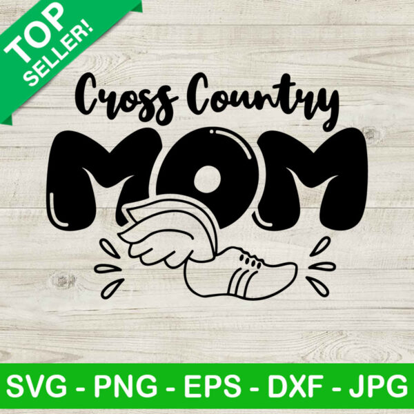 Cross Country Mom SVG, Country Mom Shoe SVG, Cross Country Mom Shoe SVG