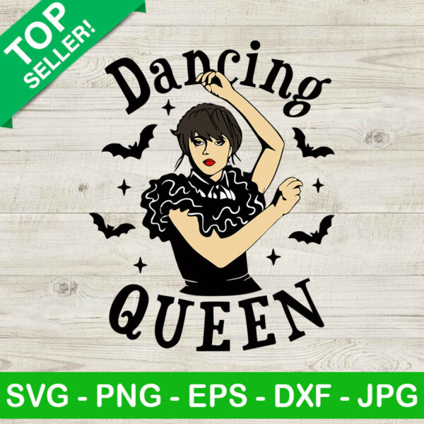Dancing queen wednesday Addams SVG, Wednesday dance SVG, Addams family SVG