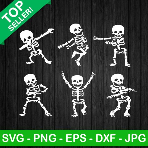 Dancing Skeleton Halloween SVG, Halloween Skeleton SVG, Unny Skeleton Dancing SVG