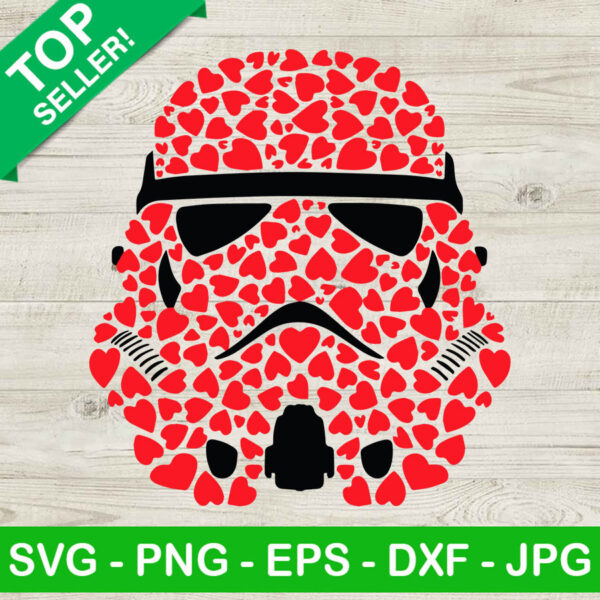 Darth vader heart face SVG, Star wars valentine SVG, Valentine's day SVG