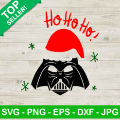 Darth vader star wars ho ho ho SVG, Star wars christmas SVG, Santa claus hat SVG