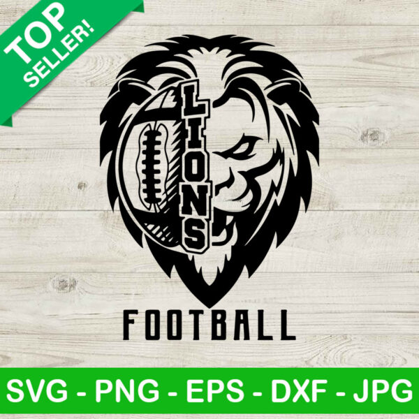 Detroit lions Football SVG, Lions football SVG, Detroit lions SVG
