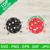 Disco ball party time SVG, Disco ball SVG, Disco party SVG