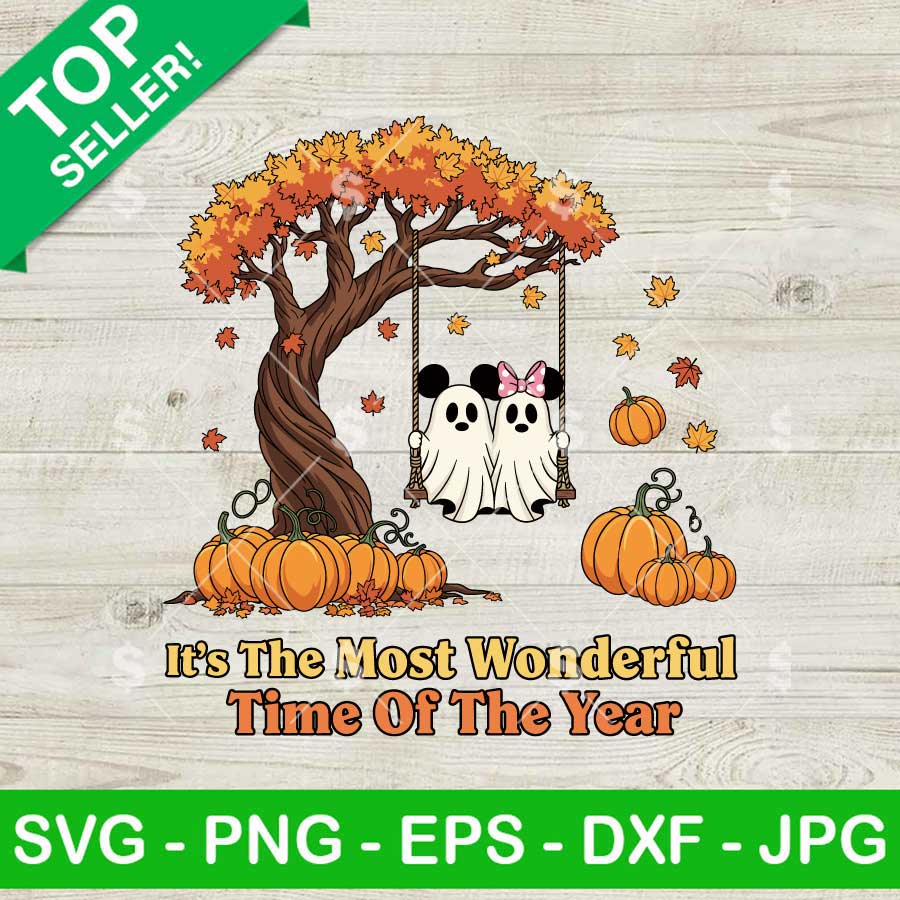 Disney Mouse The Most Wonderful Time Of The Years SVG