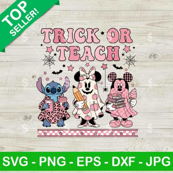 Disney Mouse Trick Or teach SVG