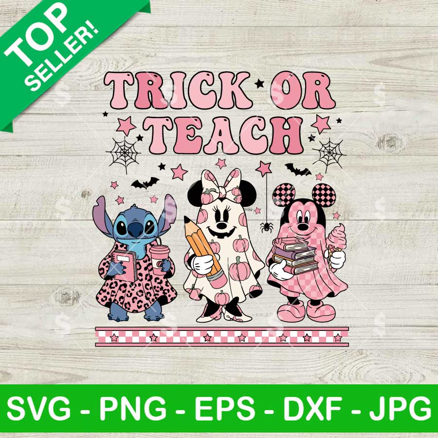 Disney Mouse Trick Or teach SVG