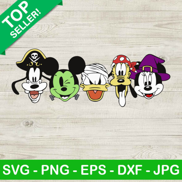 Disney Character SVG, Disney Character Face SVG, Disney Head SVG