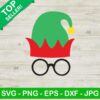 Elf christmas hary potter head SVG, Christmas SVG, Elf hat SVG