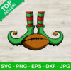 Elf football christmas SVG, Football merry christmas SVG, Christmas elf SVG