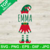 Emma Elf Christmas SVG, Elf Hat SVG, Merry Christmas SVG