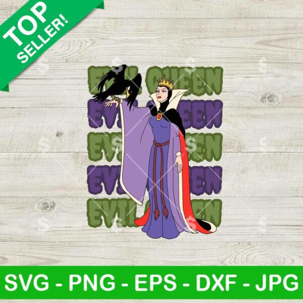 Evil Queen Disney Villains Halloween SVG
