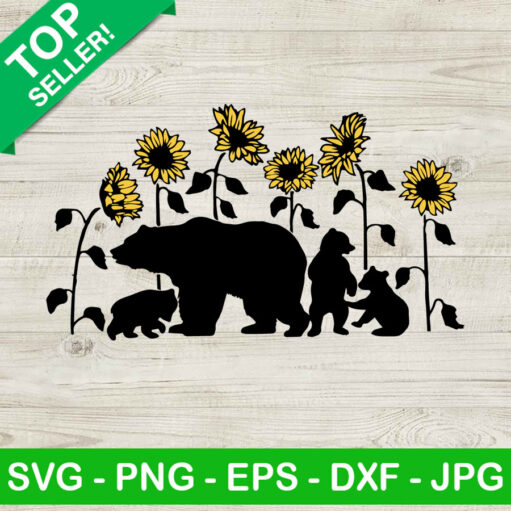 Family bear SVG, Mama bear SVG, Baby bear SVG
