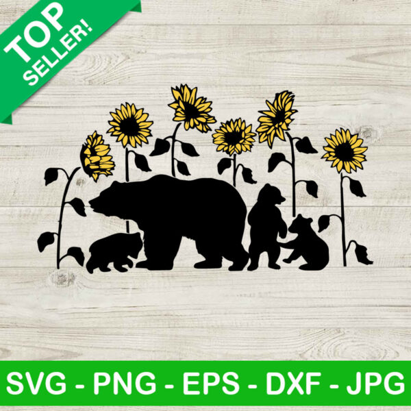 Family bear SVG, Mama bear SVG, Baby bear SVG