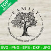 Family union tree SVG, Family where life begins SVG, Family tree SVG