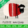 Fleece navidad christmas SVG, Fleece navidad SVG, Sheep christmas SVG