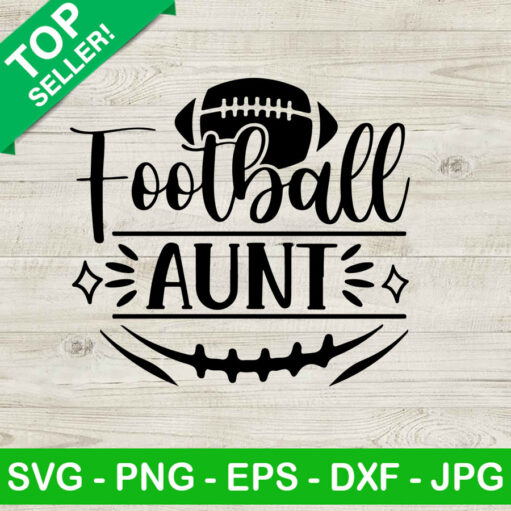 Football Aunt SVG
