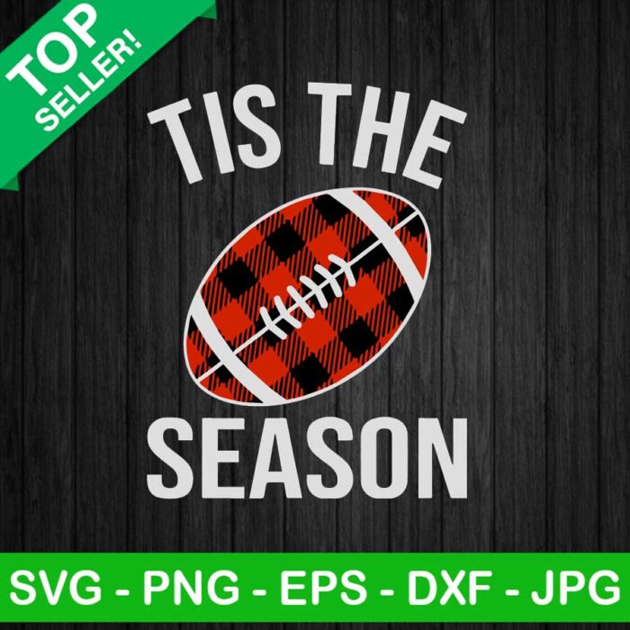 Football christmas tis the season SVG, Christmas SVG, Football season SVG