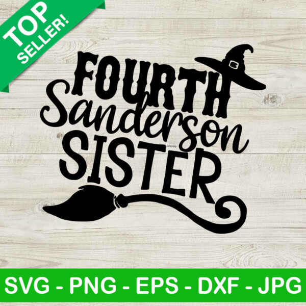 Fourth Sanderson Sister SVG, Witches Halloween SVG, Halloween Sanderson Sister SVG