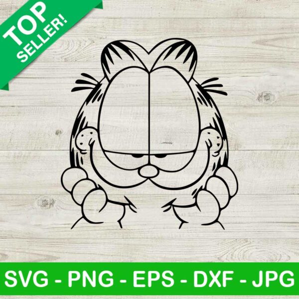 Garfield Cat Face SVG, Garfield SVG, Garfield Face SVG