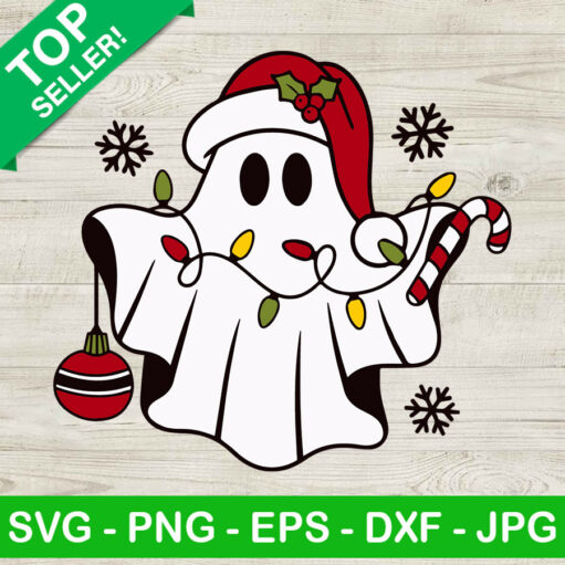 Ghost christmas SVG