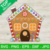 Gingerbread House SVG, Gingerbread Christmas SVG, Gingerbread House Christmas SVG