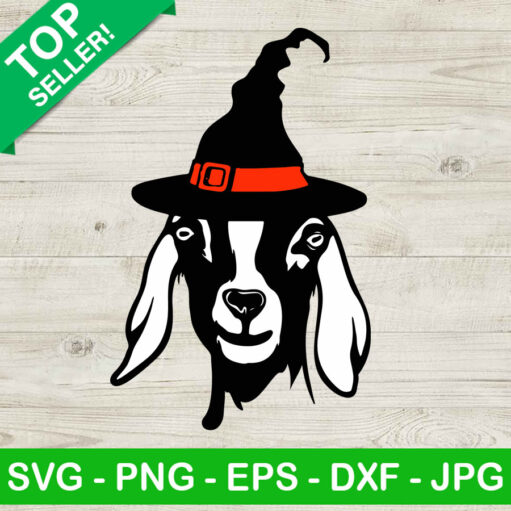 Goat witches face SVG Goat halloween SVG Halloween funny animals SVG