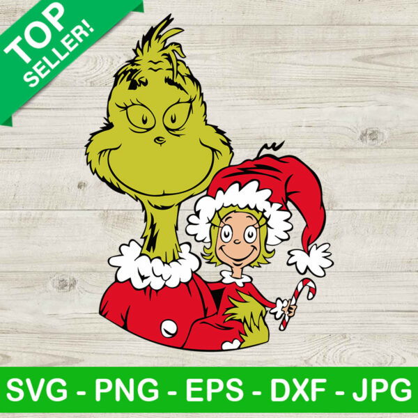 Grinch and cindy lou who SVG, Cindy lou who christmas SVG, Grinch SVG