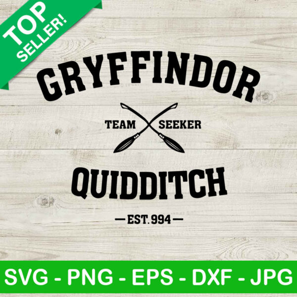 Gryggindor quidditch team logo SVG, Harry potter quidditch SVG, Harry potter SVG