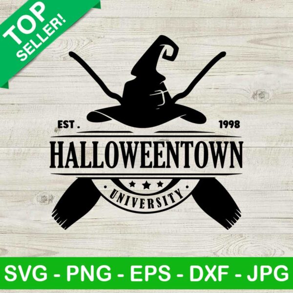 Halloween Town University SVG, Halloween Town SVG, Halloween Witch SVG