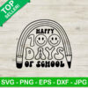 Happy 100 days of school pencil SVG, Happy 100 days of school SVG, School SVG