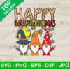 Happy hallothanksmas Halloween SVG, Holiday gnomes SVG, Halloween SVG