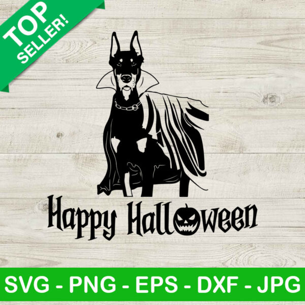 Happy halloween dog SVG, Dog vampire SVG, Dog dracula SVG